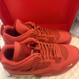 Nike Air Jordan Bright Red Sneakers